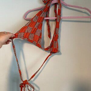 Fashion Brand Company Checkered Halter Top M/L